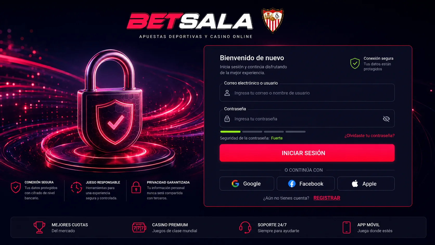 Acceso online a Betsala